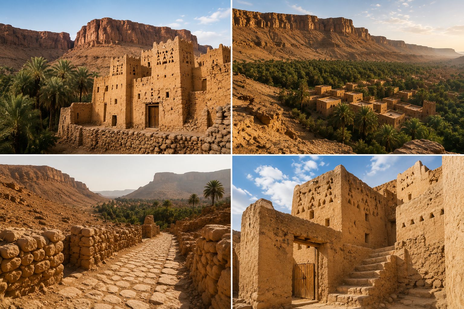 Attractions and surrounding landscapes